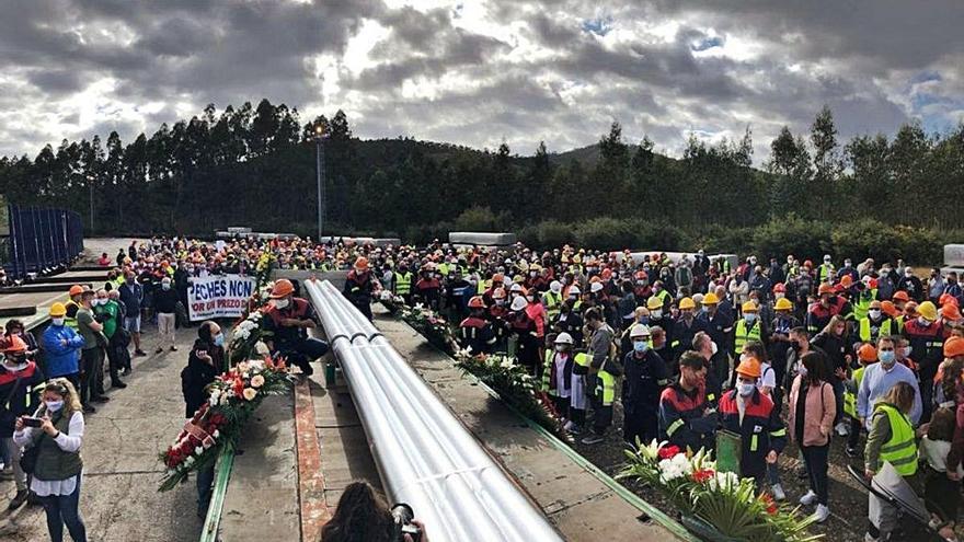 Lugo Els treballadors d&#039;Alcoa tornen als carrers