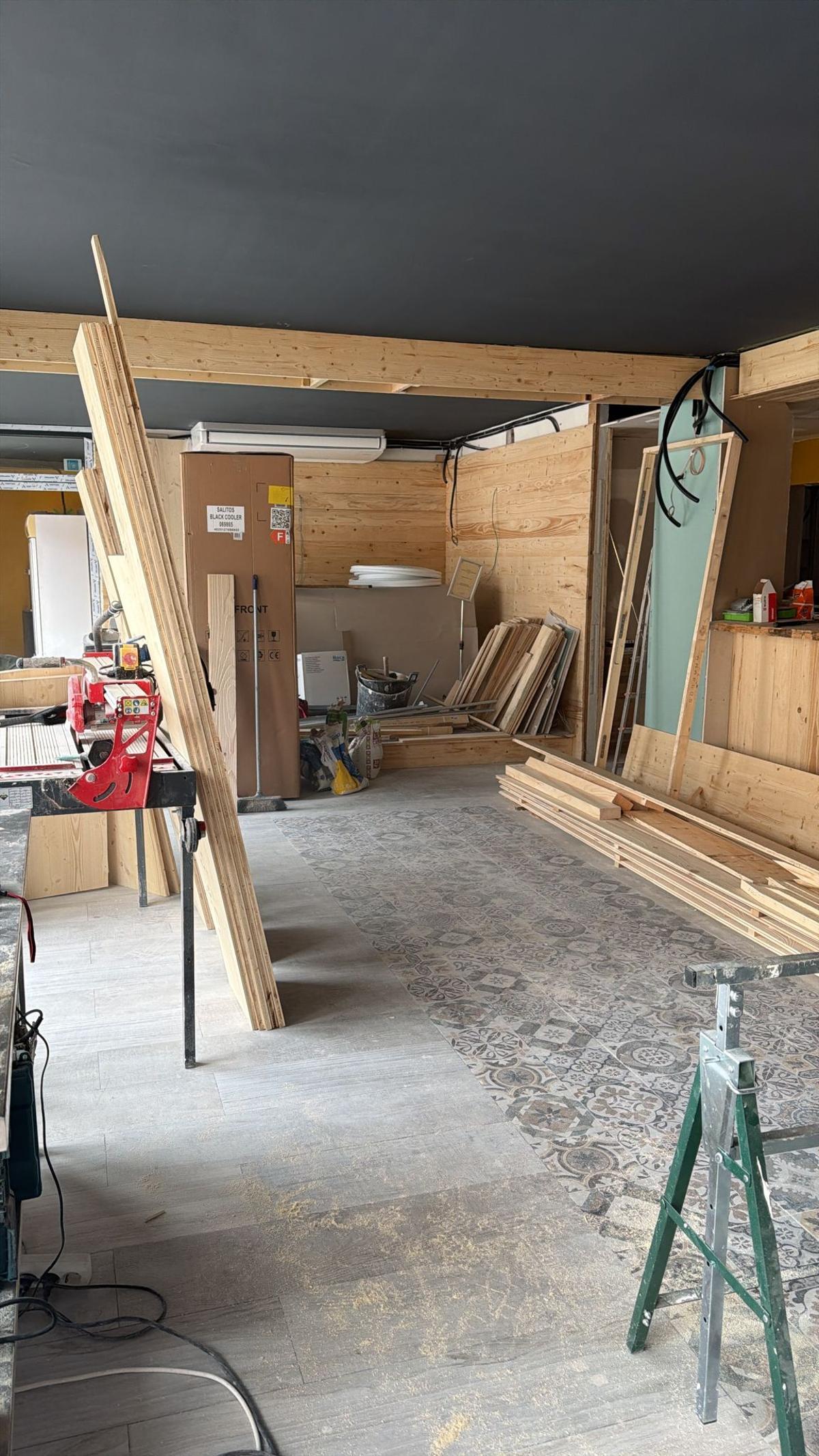 Auch die Innenräume sind noch längst nicht fertig.