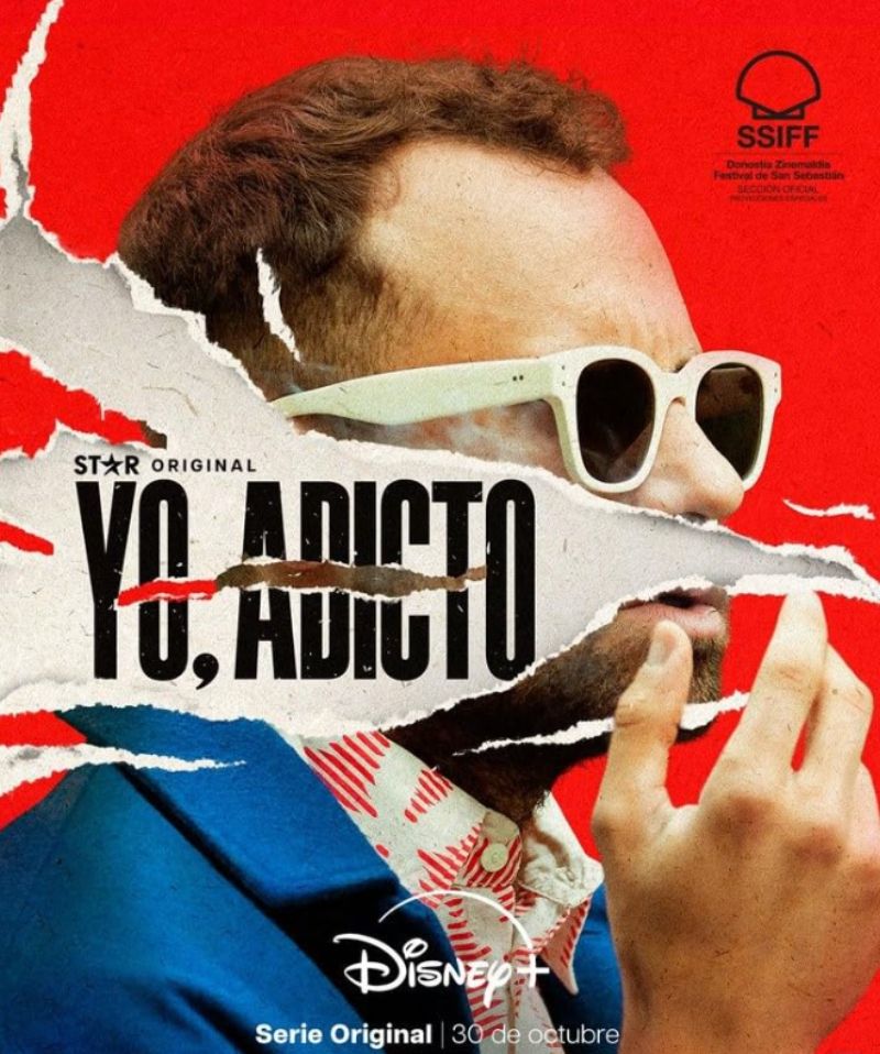 Cartel de 'Yo, adicto', serie ganadora del Emmy Internacional a su actor protagonista