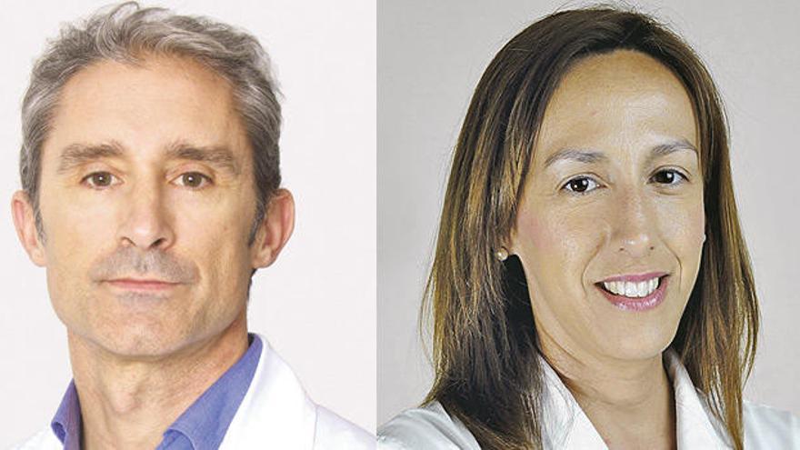 Los doctores Juan Calos Elvira y Patricia Devesa de Oftalvist.