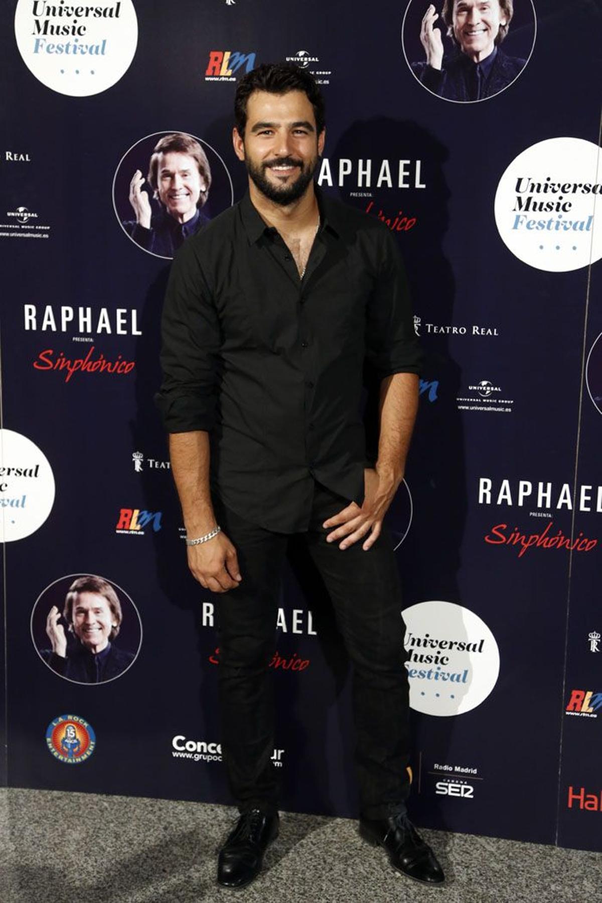 Antonio Velazquez en el concierto de Raphael en Madrid