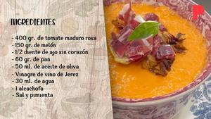 Recetas fáciles con el chef Rafuel: gazpacho de melón.