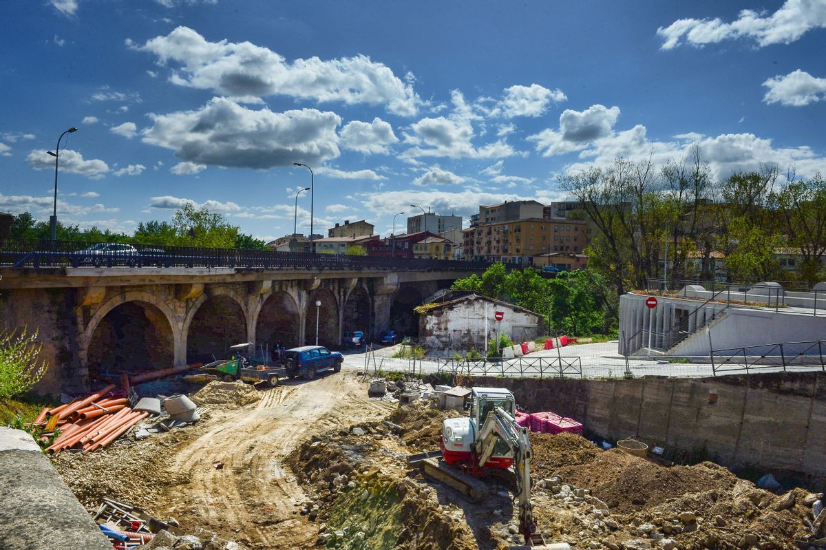 Estado actual del entorno del puente Trujillo.