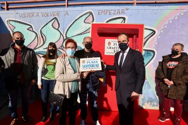 Plaza Grafitero Kiz: un homenaje a quien convirtió el grafiti en arte urbano