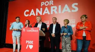 El PSOE pierde peso insular y solo logra vencer en Gran Canaria y Lanzarote
