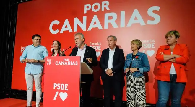 Noche electoral con el PSOE