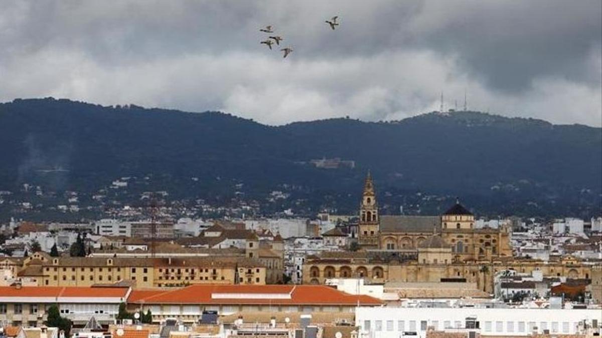 Cielos nubosos en Córdoba.