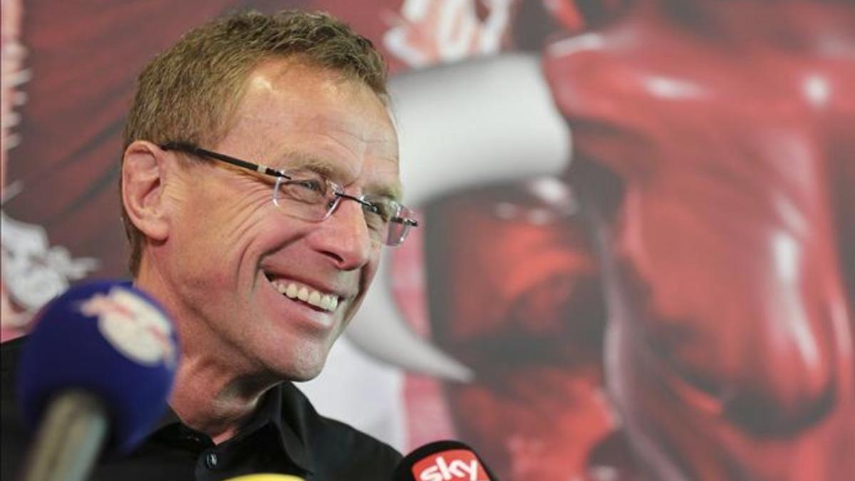 Rangnick es el actual entrenador del Leipzig, ascendido esta temporada a la Bundesliga