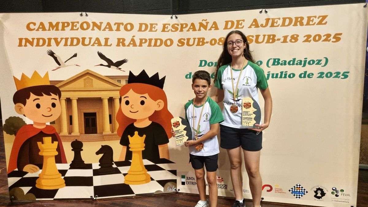Imagen de Pérez y Prieto en el campeonato.