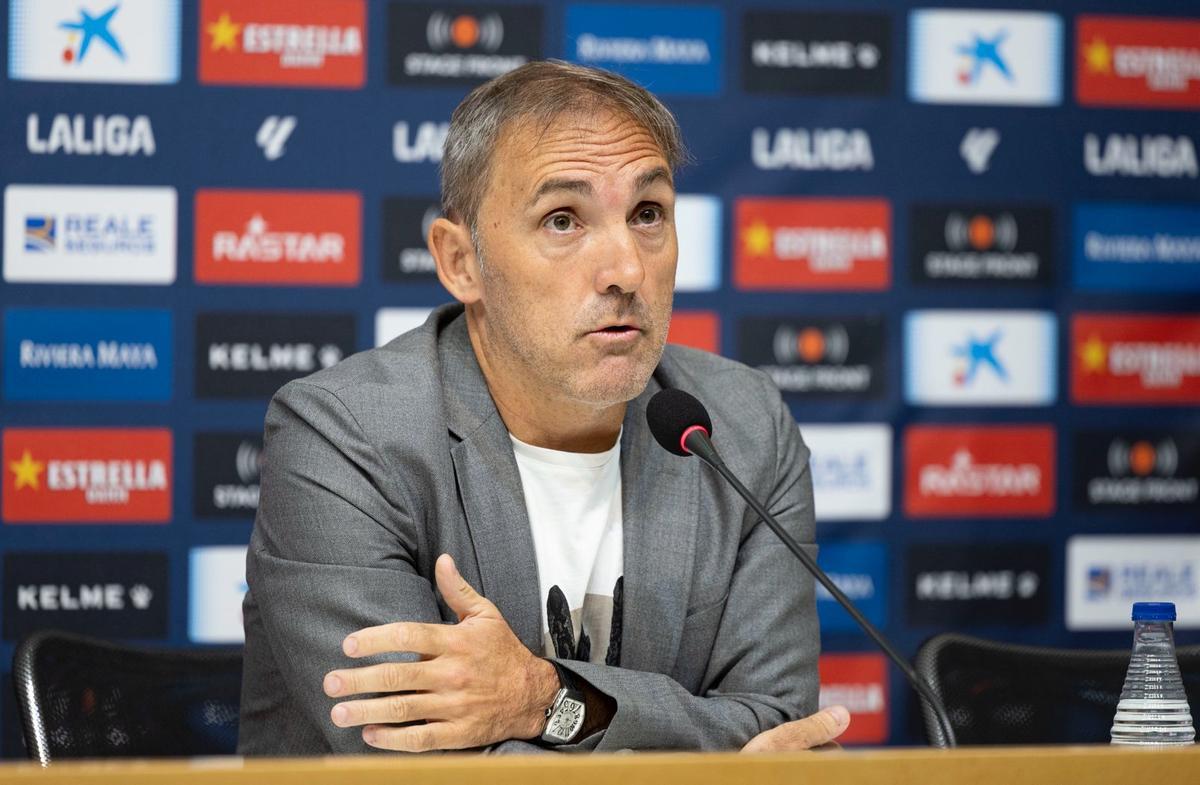 Fran Garagarza, en rueda de prensa