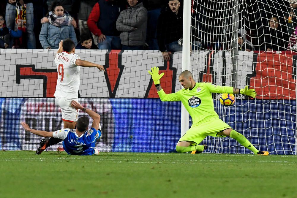 El Dépor cae 2-0 en Sevilla