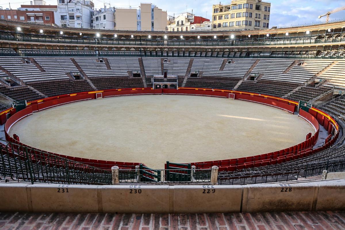 Estado actual del coso valenciano.
