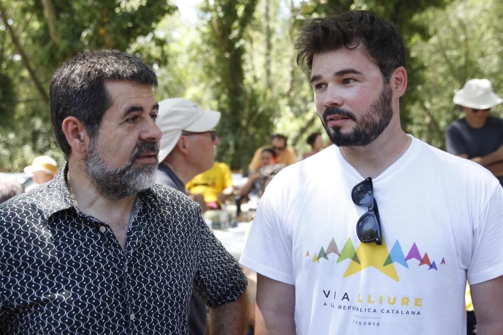 Caminada de l'ANC a les platges de l'Alt Empordà