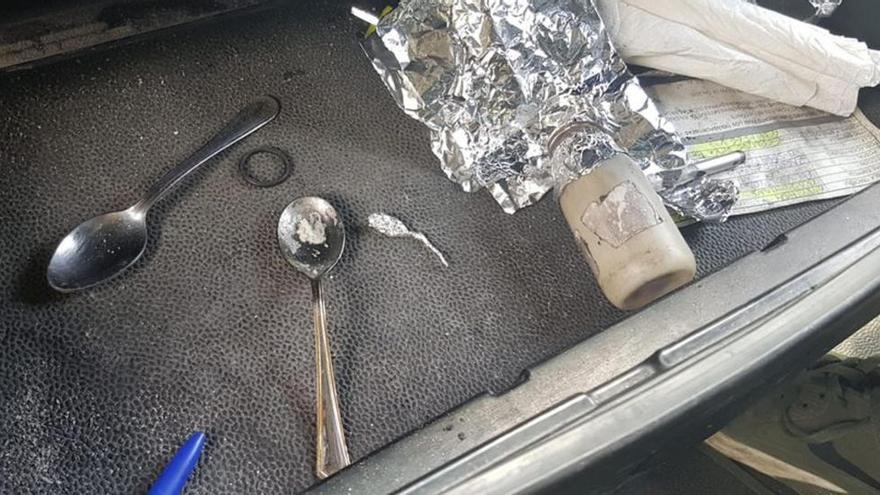 El material utilitzat pel camioner drogat detingut a Serinyà