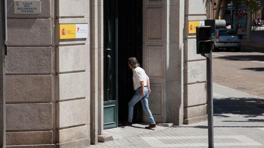 Fachada de la Seguridad Social de Zamora.