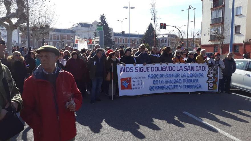 Zamoranos en la manifestación de hoy.