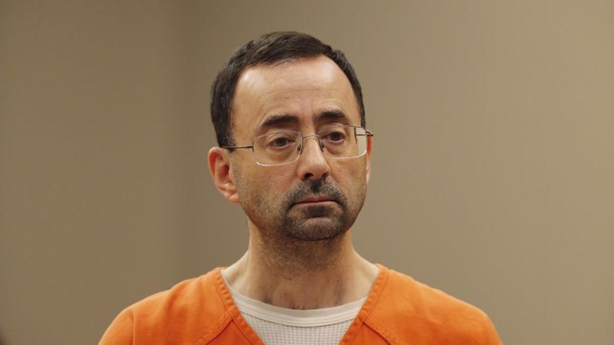 Larry Nassar, durante el juicio.