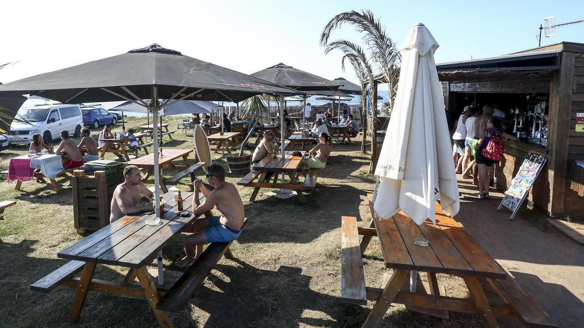 El chiringuito de Verdicio, en una imagen de archivo