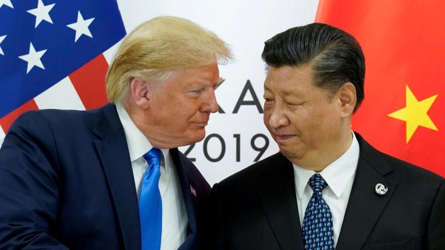 Donald Trump y Xi Jinping, durante un encuentro.