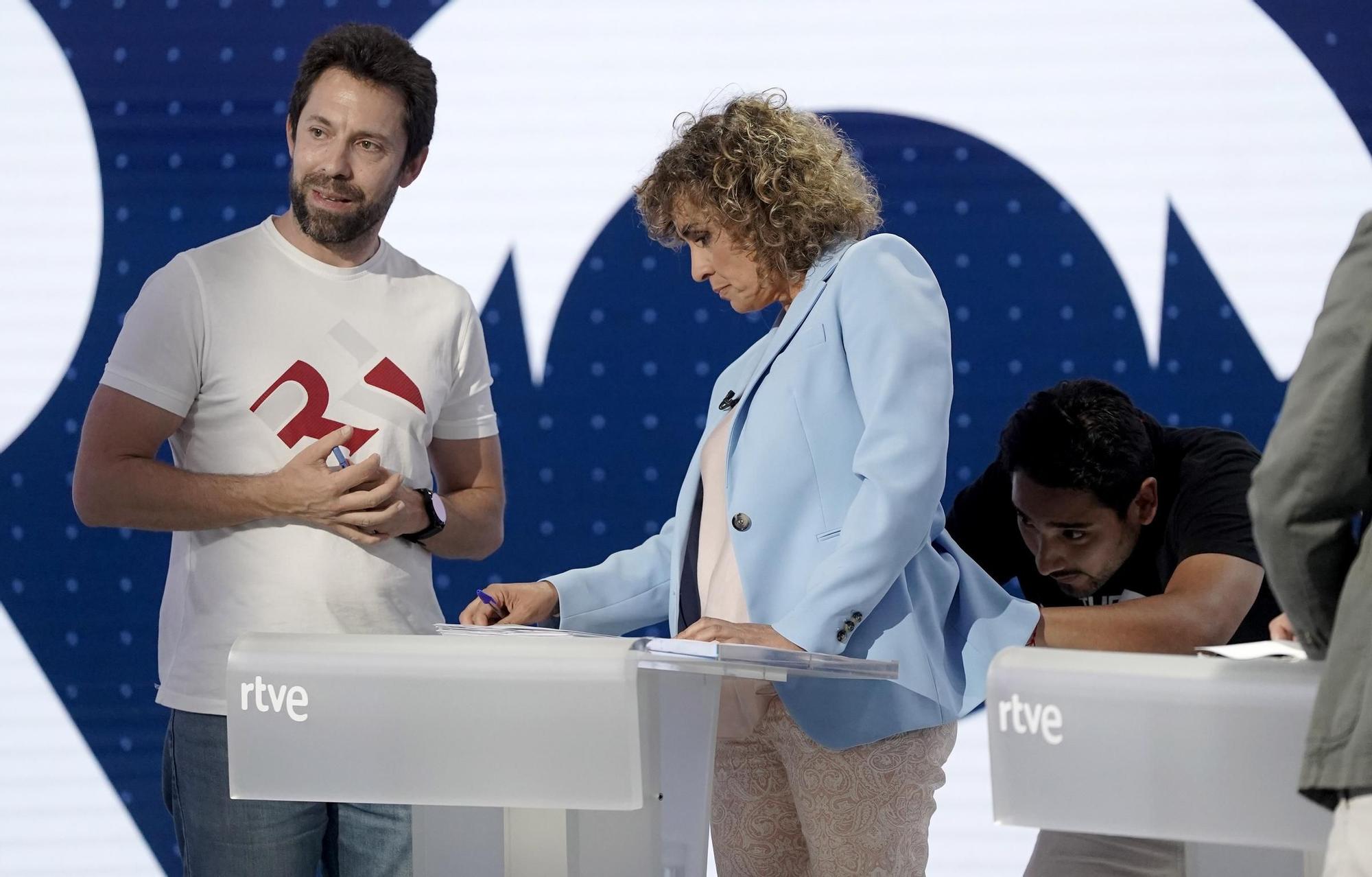 Las imágenes del debate de RTVE de los candidatos a las elecciones europeas