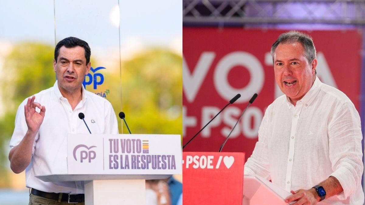 Fin de campaña de PP y PSOE en Andalucía