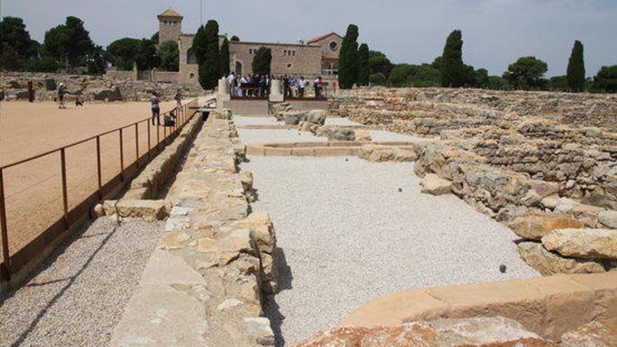 La zona de l&#039;estoa que s&#039;ha musealitzat.