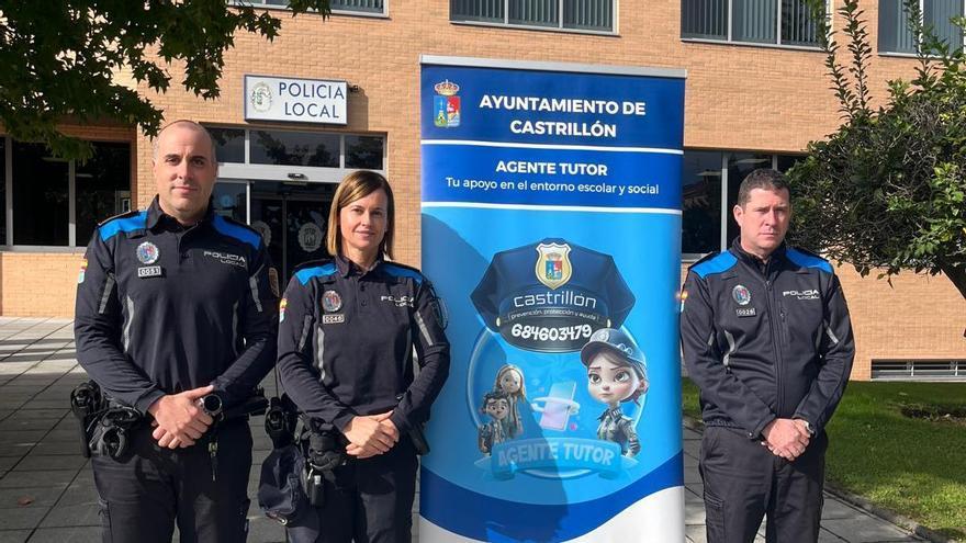 Los agentes tutores que velan por los adolescentes en Castrillón: "Somos una figura de referencia en la que confían los estudiantes"