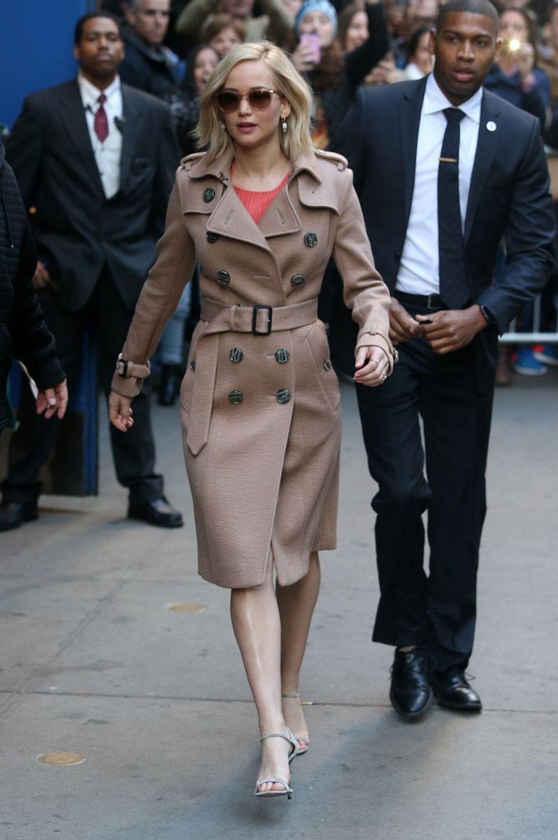 Jennifer Lawrence con 'look casual' en Nueva York