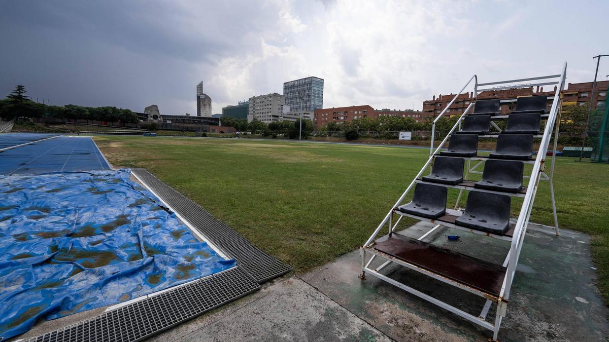 La pista de Can Dragó, en Barcelona.