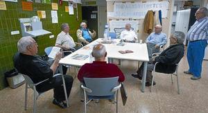 Pablo Iglesias atén els mitjans a l’arribar al consell ciutadà de Podem, aquest dissabte a Madrid.