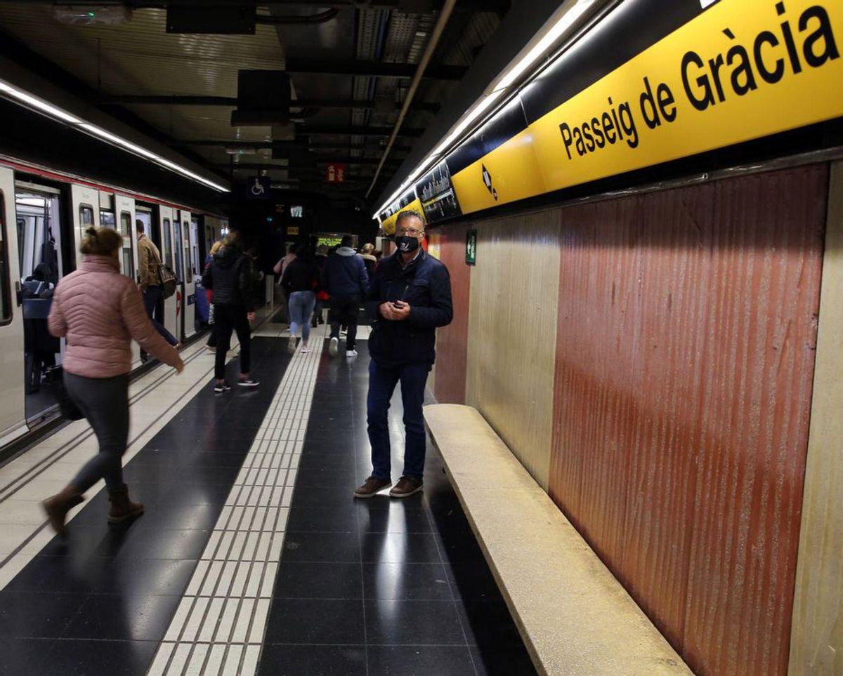 Passeig de Gràcia tancarà l’accés a l’L4 cinc mesos