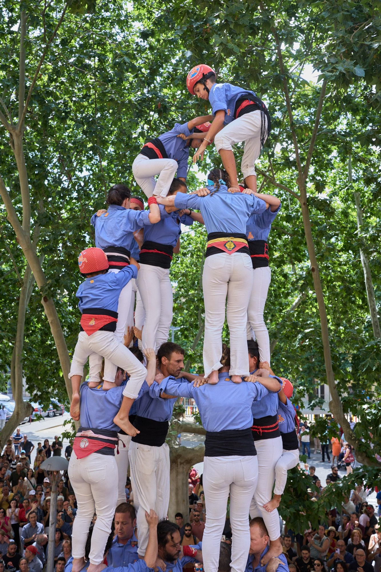 Festa Major de Salt: orgull Marrec a la diada castellera