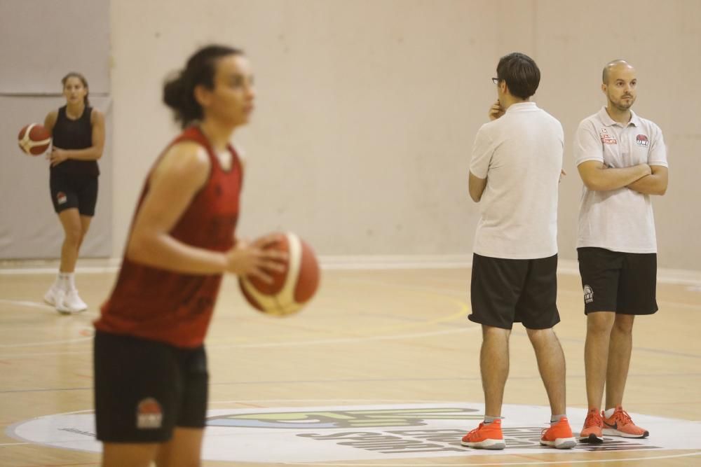 Primer entrenament de la pretemporada de l'Spar Citylift Girona