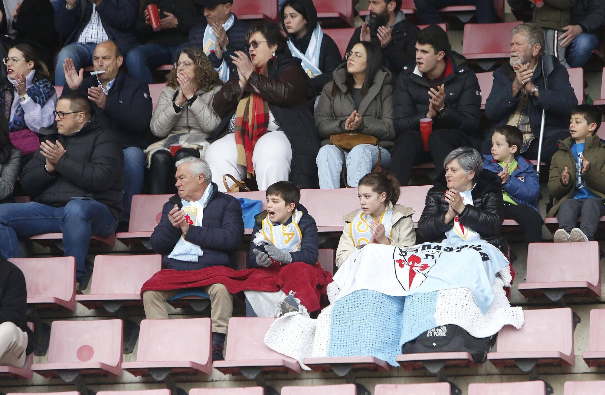 Las imágenes del partido del Compostela contra el Polvorón C.F.