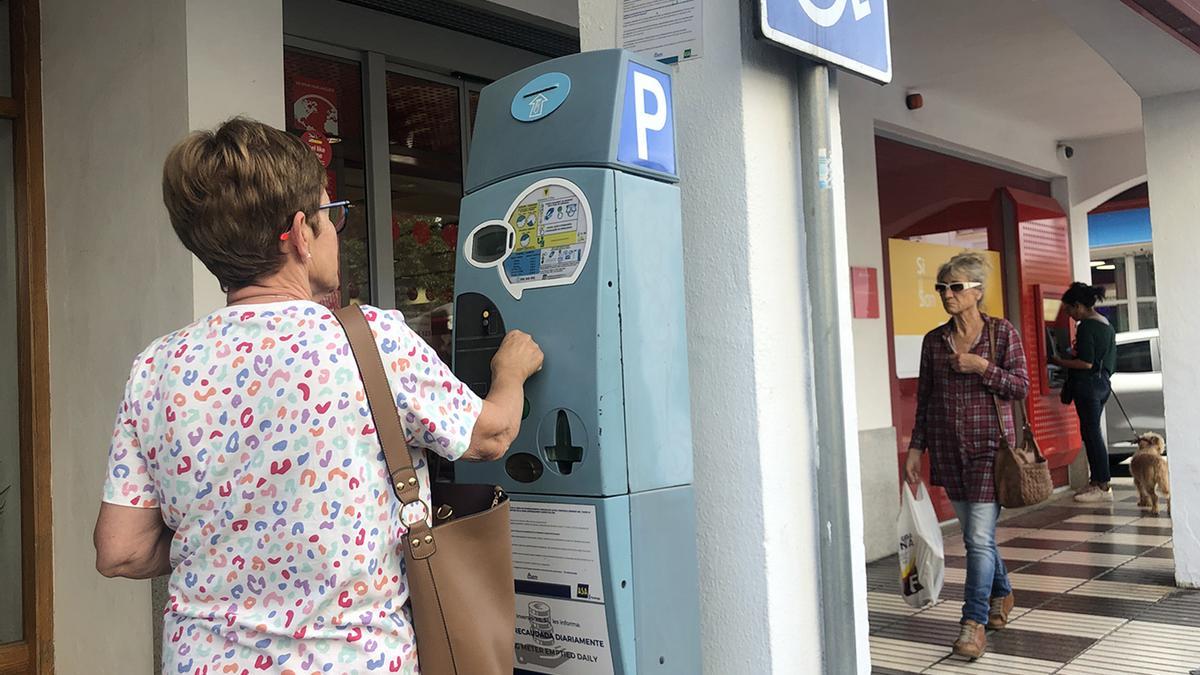 Uno de los parquímetros de la ORA en Altea.