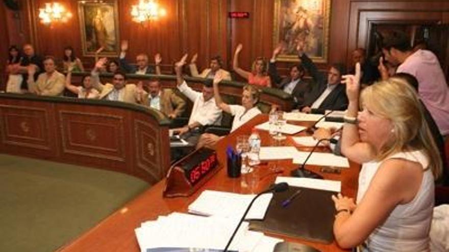 Imagen del pleno en el que se aprobó el Plan General de Ordenación Urbana de 2010.
