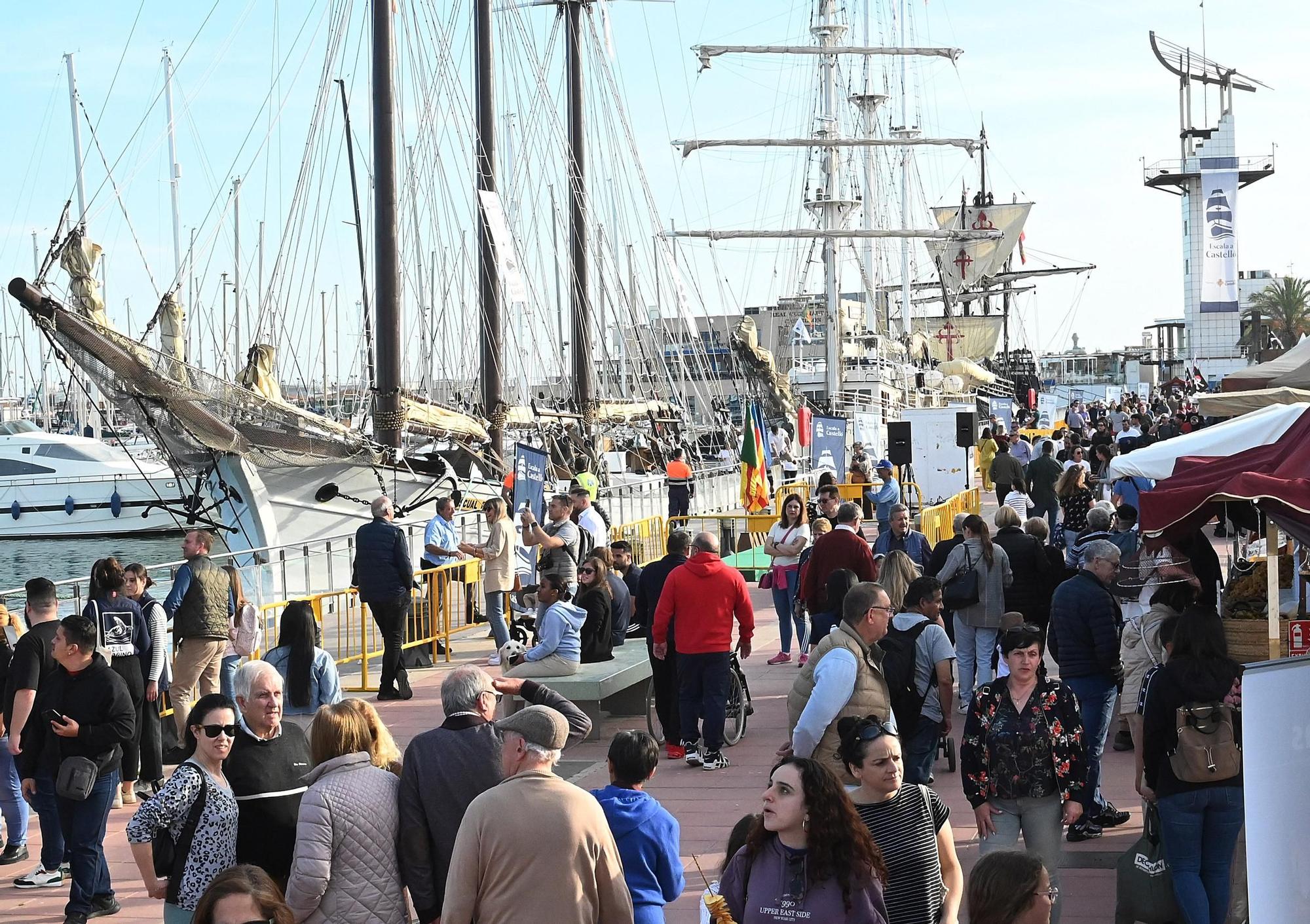 Los barcos de Escala a Castelló llegan al Grau