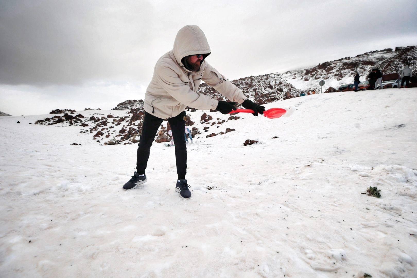 Un día en la nieve