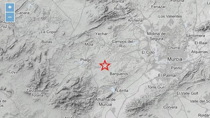 Un terremoto de magnitud 4,1 hace temblar Murcia