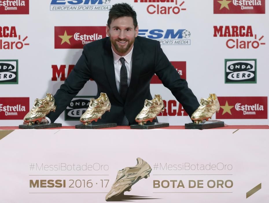 Messi guanya la quarta pilota d'Or