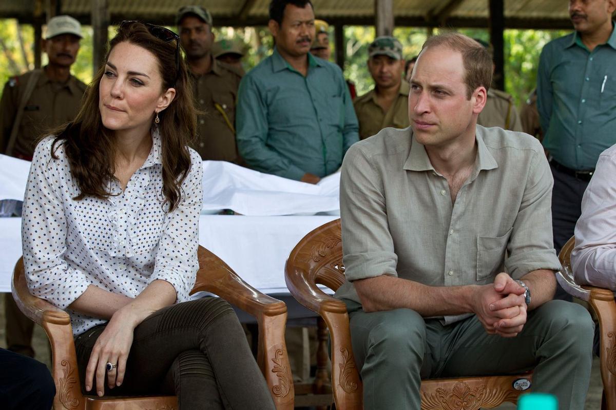 Kate Middleton y Guillermo en India