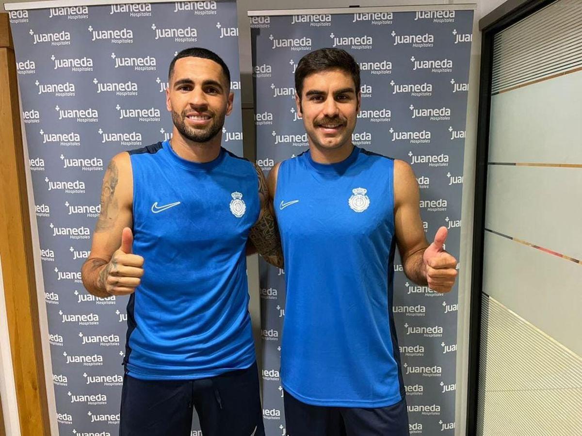 Omar Mascarell y Abdón Prats, nuevos compañeros en el Real Mallorca.