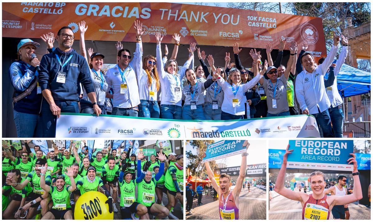 El Club Atletisme Runnin Castelló organizó un fin de semana histórico con la celebración del 10K Facsa Castelló y el Marató bp Castelló 2026.