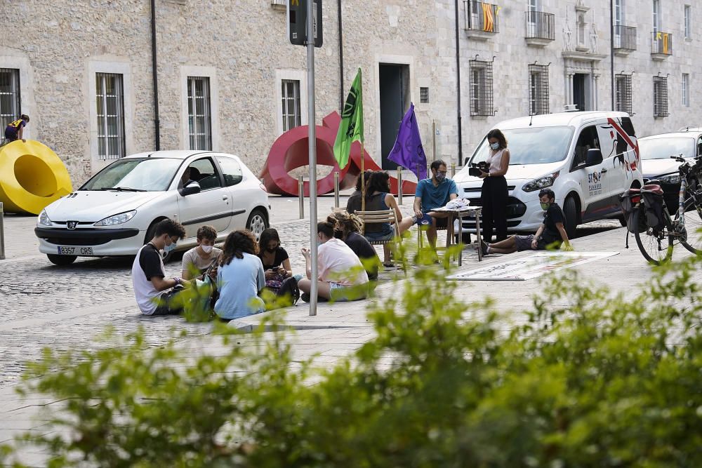 Ocupació d'aparcaments a Girona