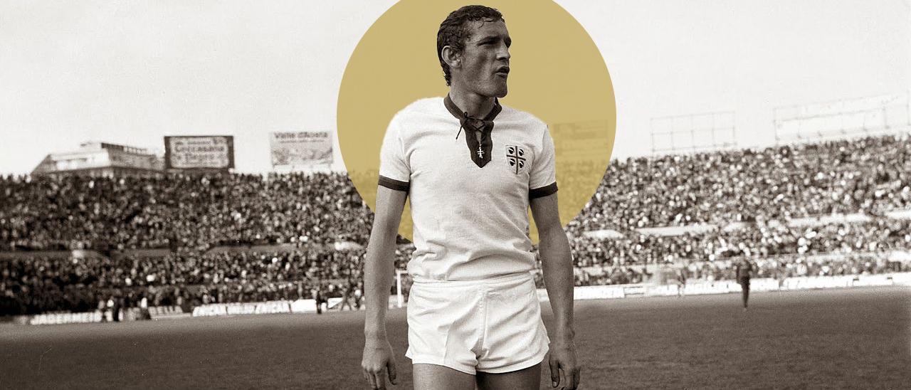 Porte-clés Gigi Riva - Cagliari Scudetto 1970 - Fait Main En Résine - Neuf
