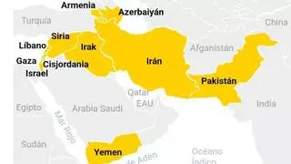 Mapa de Oriente Próximo: los 10 conflictos abiertos