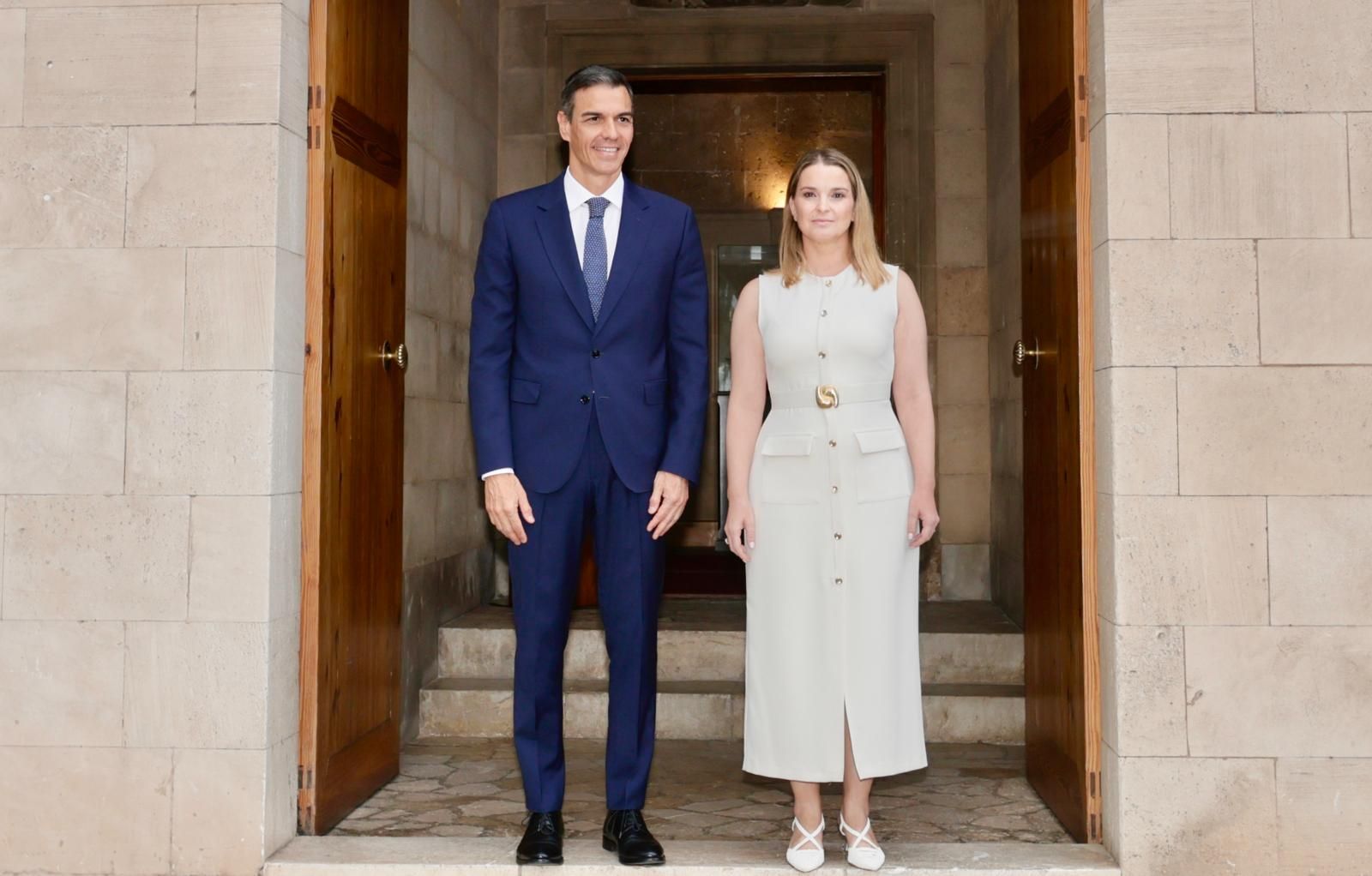 El encuentro entre Marga Prohens y Pedro Sánchez.