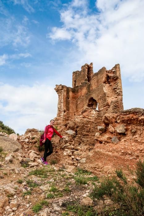 Derrumbe de parte de la Torre Taifal de Orihuela