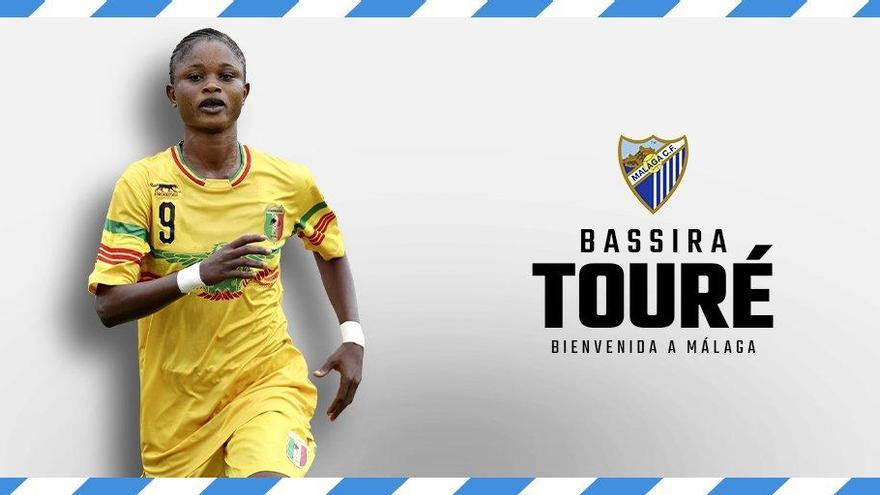 El nuevo fichaje del Málaga CF, Bassira Touré