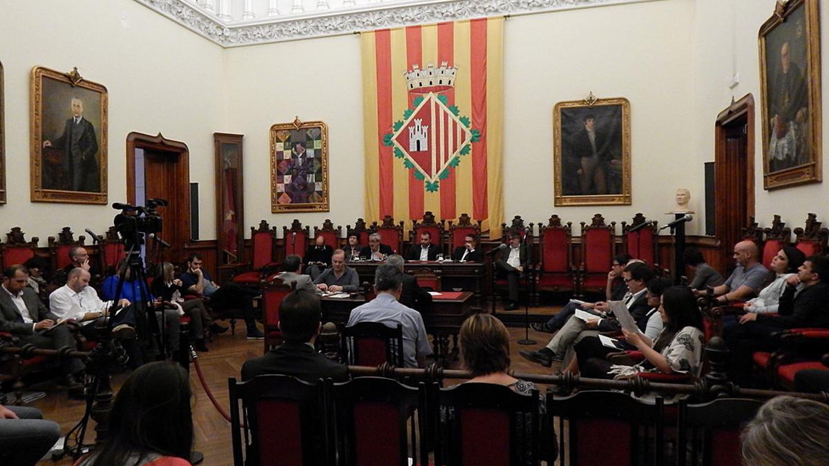 Pleno del Ayuntamiento de Terrassa.